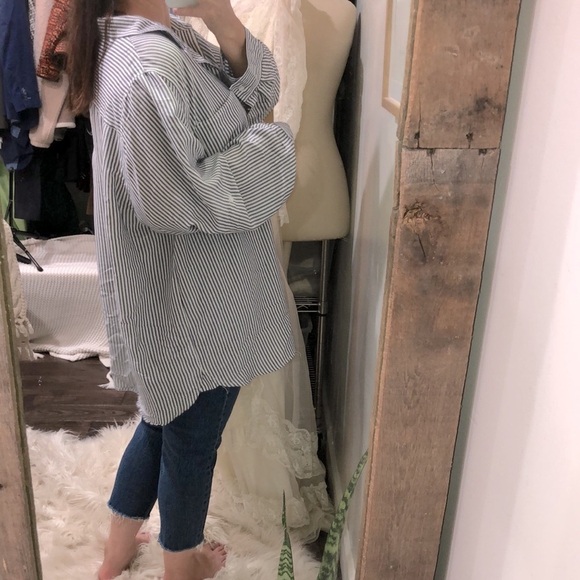 Velvet heart striped button down shirt size 3X - Picture 3 of 8